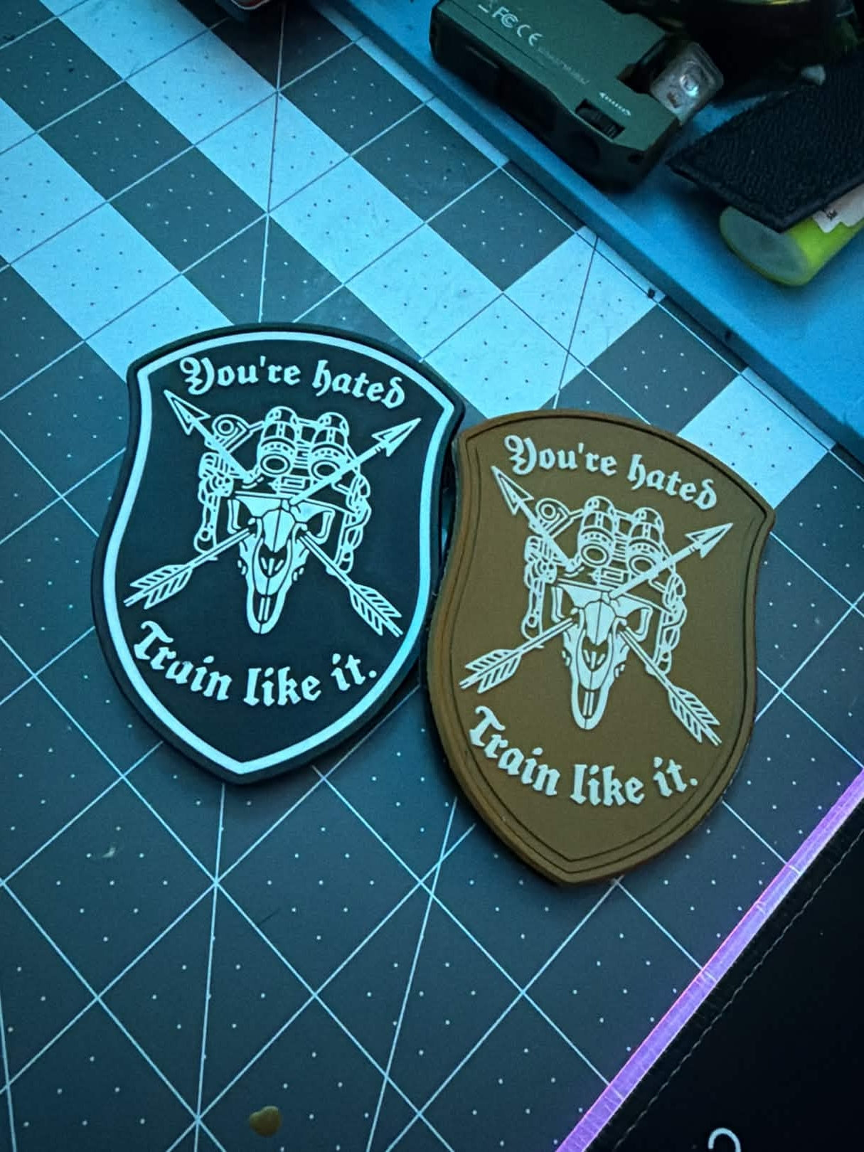 MARAUDER - DESERT BROWN POSITIVE IDENTIFICATION PATCH