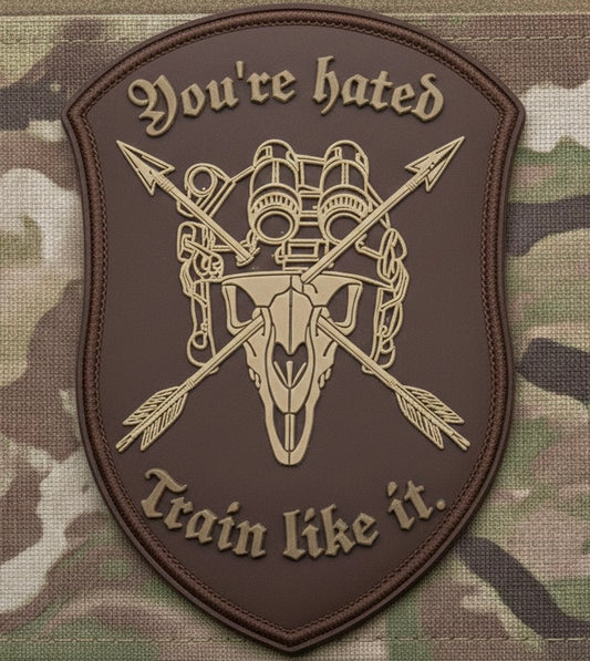 MARAUDER - DESERT BROWN POSITIVE IDENTIFICATION PATCH